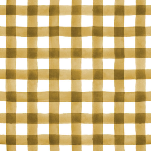 Hip Kid Design - Fall Buffalo Check Plaid in Mustard Gold