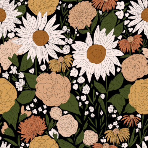 Indy Bloom Designs - Fall Juliet In Midnight 7x7