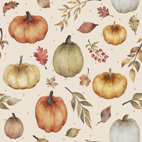 Hip Kid Design - Fall Pumpkin Harvest on Bone