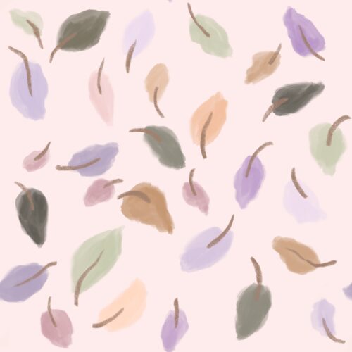 Lindsay Anne - Falling Leaves In Blush Pink