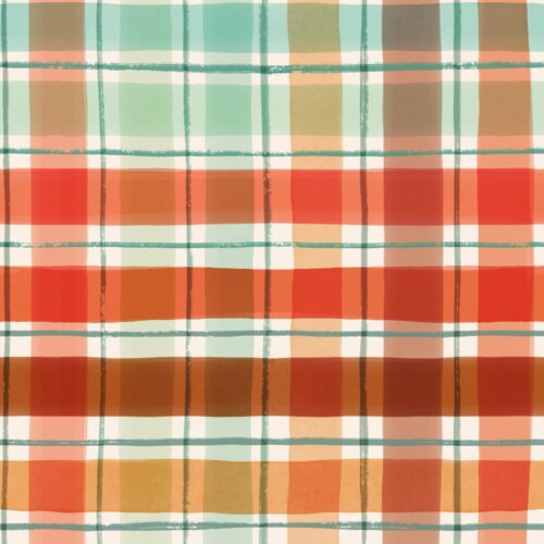 Falling Swiftly Plaid Cream
