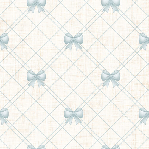 Krystal Winn - Farmyard Bow Plaid Blue