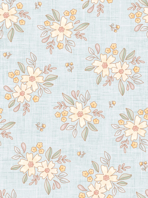 Krystal Winn - Farmyard Floral Sky