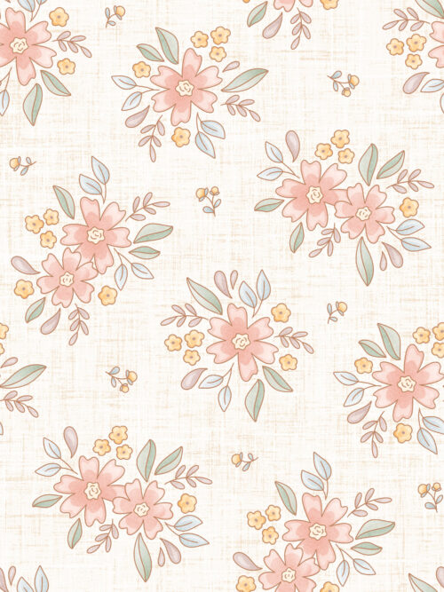 Krystal Winn - Farmyard Floral White