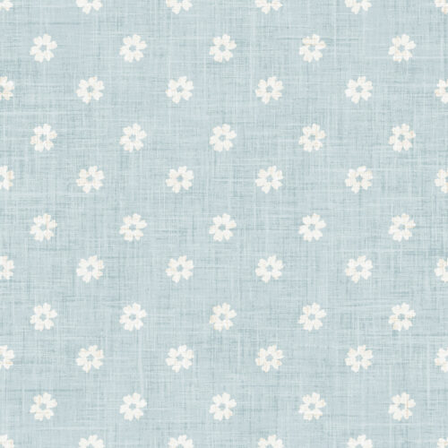 Krystal Winn - Farmyard Flower Dot Blue