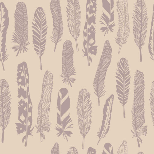 Juniper Row - Feathers Purple 2