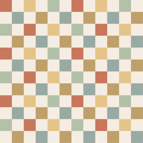 Festive Checker Dusty Modern