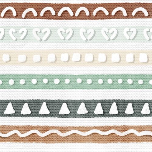 Lindsay Anne - Festive Fun Knit Stripe   Cozy Cottage