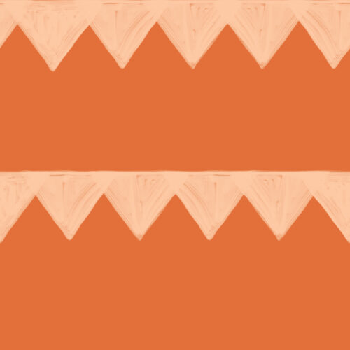 Seamless Gal - Flags In Ginger