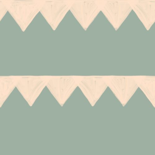 Seamless Gal - Flags In Teal