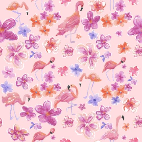 Lindsay Anne - Flamingo Blooms Flamingo Pink