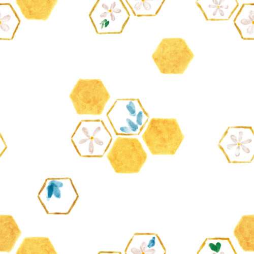 Seamless Gal - Floral Honeycomb