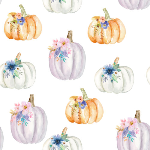 Hip Kid Design - Floral Pumpkins