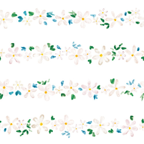 Seamless Gal - Floral Stripes