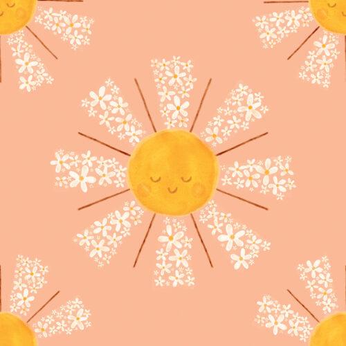 Seamless Gal - Floral Sun 4x4