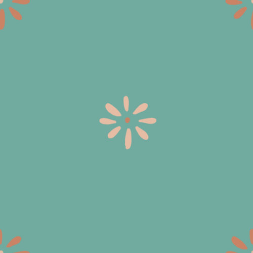 Juniper Row - Flower Dot In Aqua