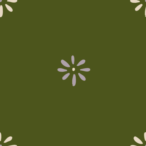 Juniper Row - Flower Dot In Army Green