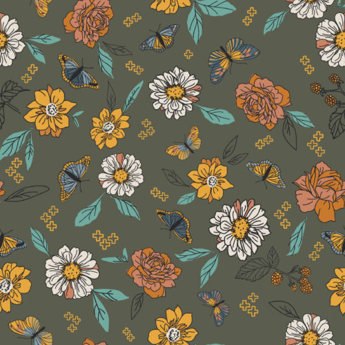 Juniper Row - Flutter In Green