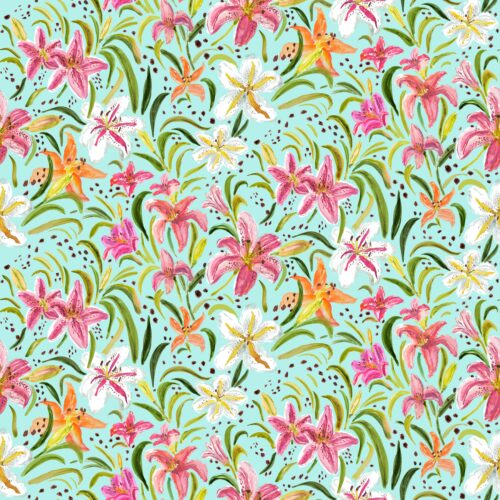 Lindsay Anne - Freckled Daylily Summer Poolside