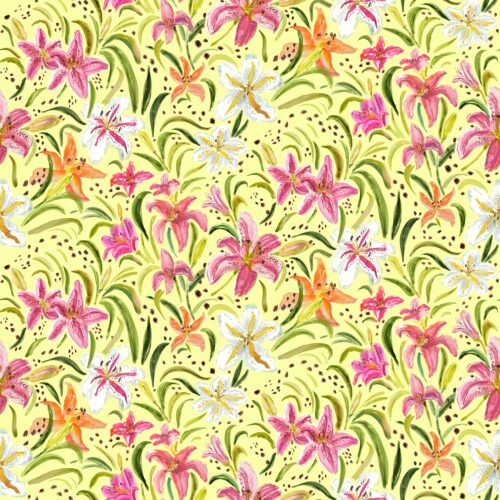 Lindsay Anne - Freckled Daylily Summer Sunshine Yellow