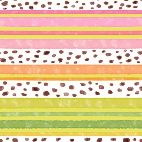 Lindsay Anne - Freckled Stripe Chartreuse