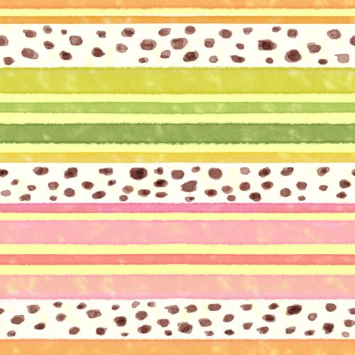 Lindsay Anne - Freckled Stripe Sunshine Yellow