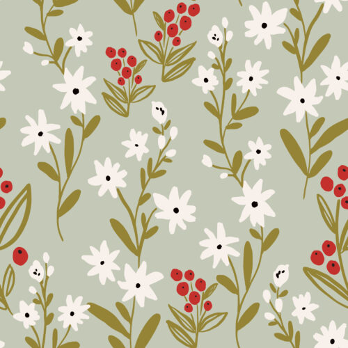 Indy Bloom Designs - Frosted Meadow In Sage