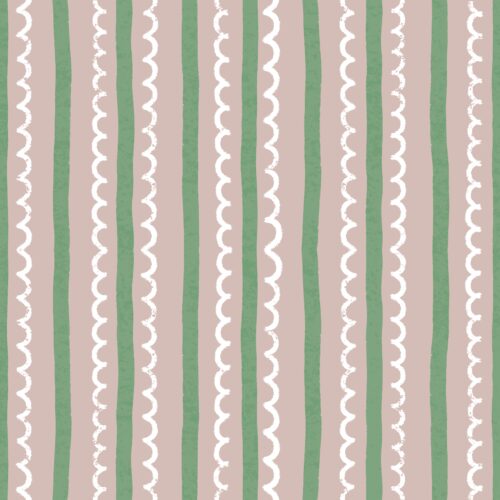 Lindsay Anne - Frosting Lines Gingerbread Jolly Green Wht