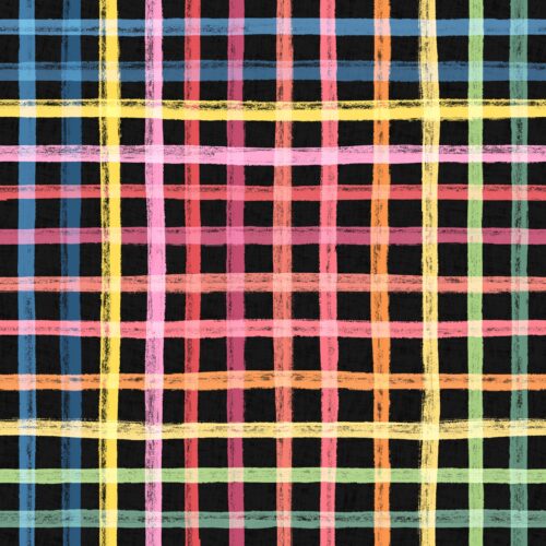 Lindsay Anne - Fruitful Plaid Blk