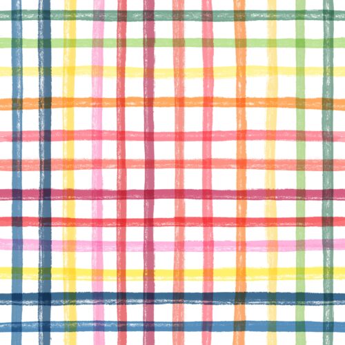 Lindsay Anne - Fruitful Plaid White