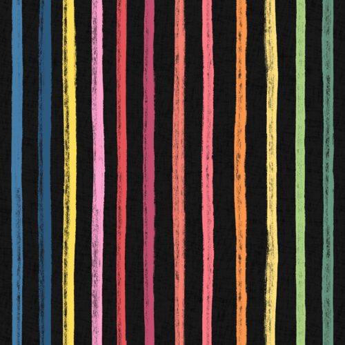 Lindsay Anne - Fruitful Stripe Blk