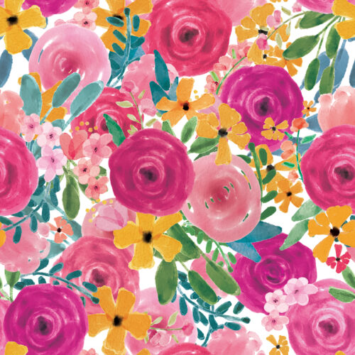 Seamless Gal - Full Bloom Floral Pattern