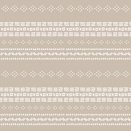 Hip Kid Design - Geometric Mud Cloth Soft Amber