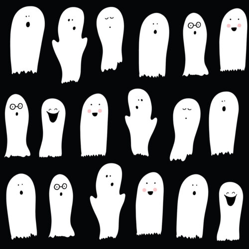 Indy Bloom Designs - Ghosts 4.5x4.5