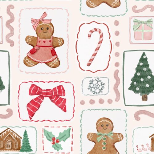 Lindsay Anne - Gingerbread Girl   Sprinkle Pink