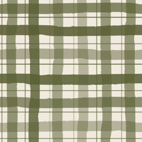 Indy Bloom Designs - Gingham In Vintage Evergreen 6x6