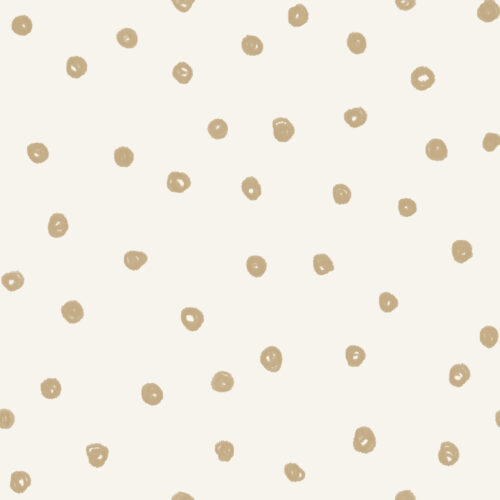 Hip Kid Design - Gold Tan Dots on Cream
