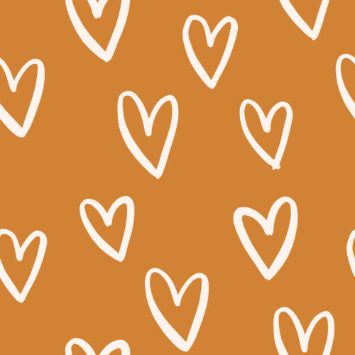 Indy Bloom Designs - Golden Hearts 7x7