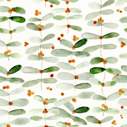 Hip Kid Design - Golden Mistletoe Sprigs