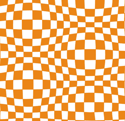 Krystal Winn - Groovy Funky Check Orange