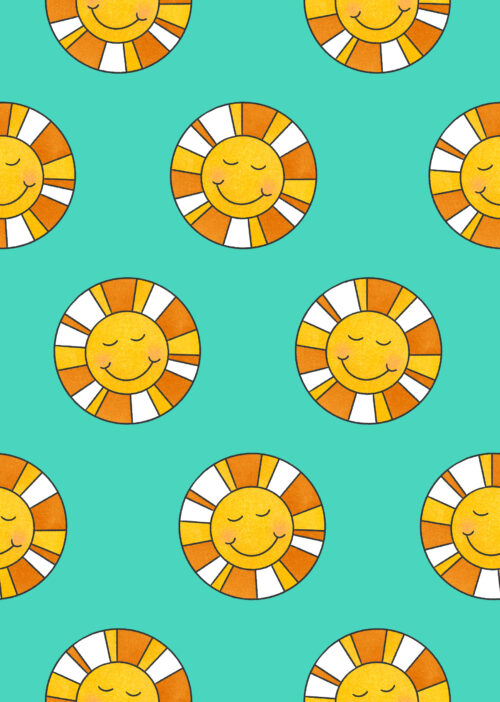 Krystal Winn - Groovy Suns Teal