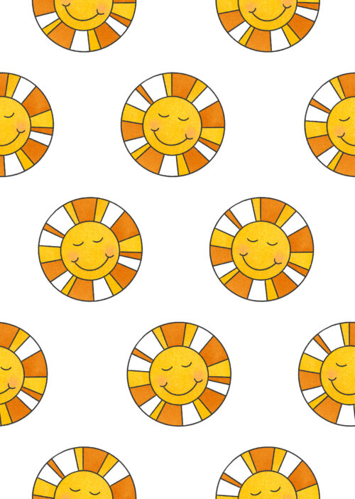 Krystal Winn - Groovy Suns White