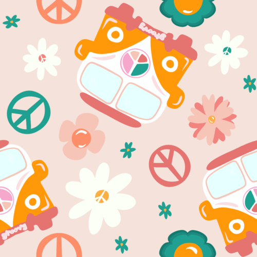 Spring in to Summer - Groovy Bus