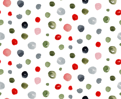 Sara Swanson - Holiday Watercolor Dots