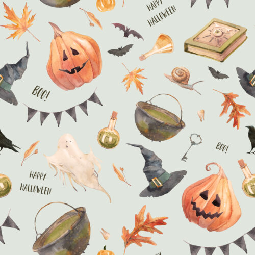 Hip Kid Design - Halloween Brew Gray Sage