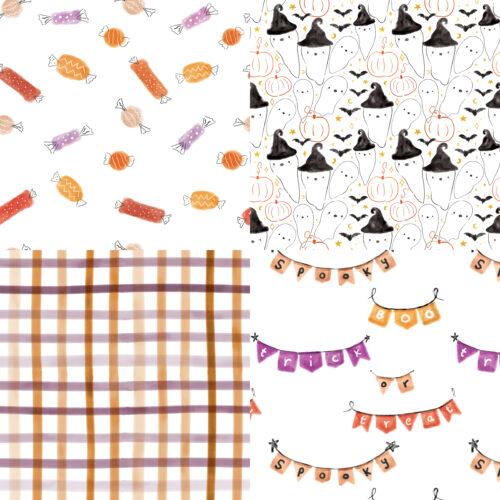 Seamless Gal - Halloween Patchwork