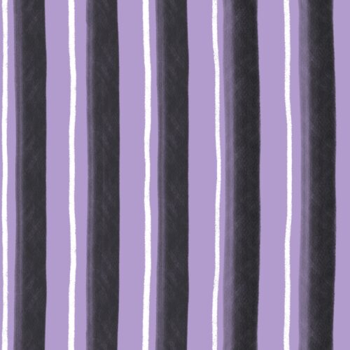 Lindsay Anne - Halloween Stripe Spooky Plum