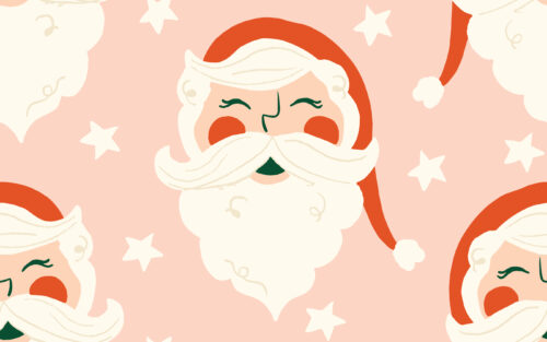 Indy Bloom Designs - Happy Santa In Pink 9