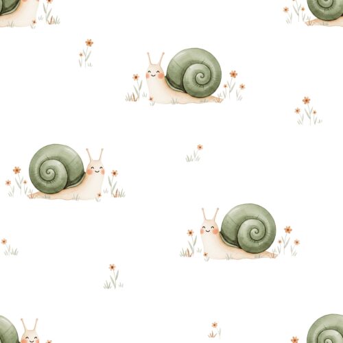 Vanya Minimalist Designs - Happy Snail 01
