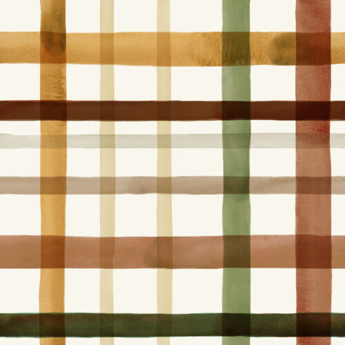 Hip Kid Design - Harvest Hearth Watercolor Plaid
